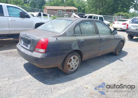2003 Hyundai Elantra from USA, damaged, VIN DN45D63U498882